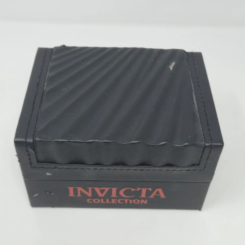 EMPTY Invicta Watch Box Black‎ Wave Case - PEELING EXTERIOR - For Parts/Storage